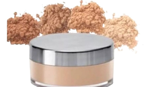 Maquillaje Polvo Suelto Mineral Mate Con Color 