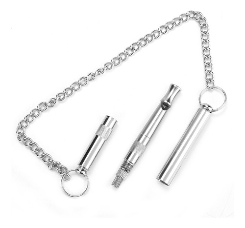 Silbato De Entrenamiento Para Perros Sólido Con Cadena Para