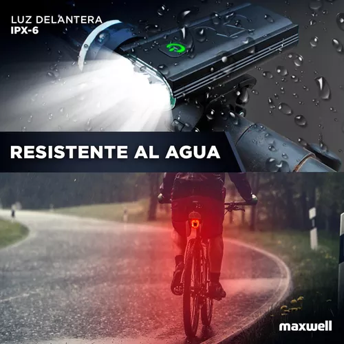 Luz Led USB 100 Lumens  Trasera/Delantera – Santiago Bike