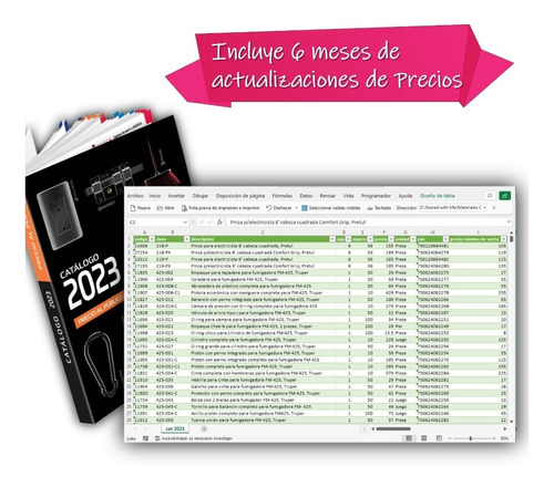 Catálogo Excel Truper 2023 Con 6 Actualizaciones Promotruper