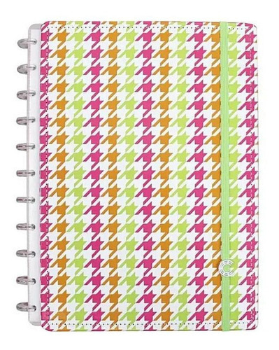 Caderno Inteligente New York - A5 Cor Amarelo/Rosa