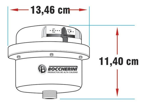 Bc Ducha Eléctrica Boccherini Dirigible 208 V Con Selector