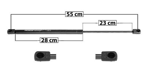 1-amortiguador 5a Puerta Izq/der Spart Jeep Liberty 02-07