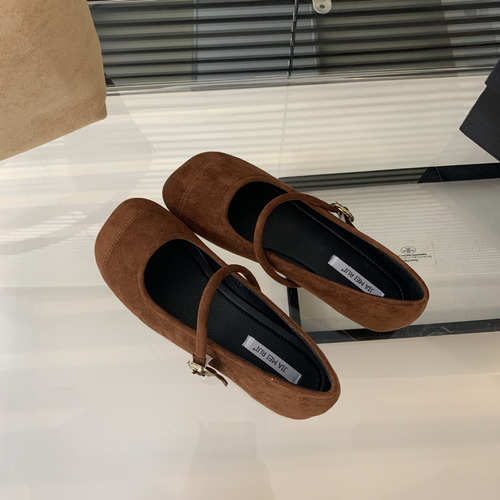 Zapatos Planos Mary Jane De Estilo Francés Para Mujer