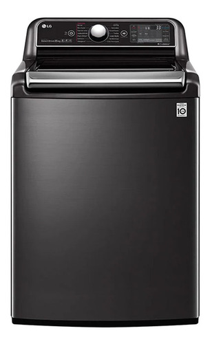 Lavadora automática LG WT25BTS6H inverter black steel 25kg 120 V