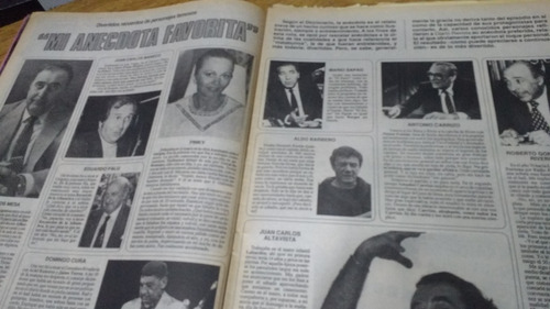 Revista Clarin N° 15008 Anecdota Personajes Famosos Año 1987
