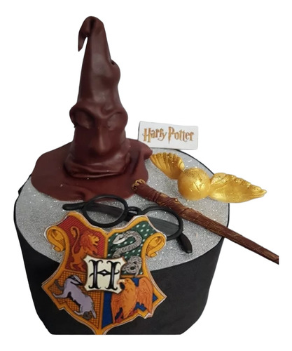 Adorno Para Torta De Harry Potter