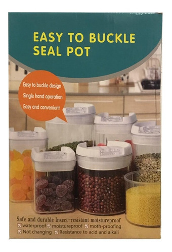 Imagen 6 de 8 de Juego De 4 Recipientes Topper Hermeticos. Ideal Para Cocina