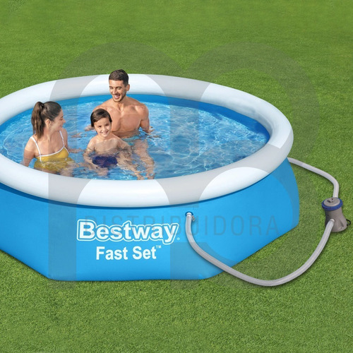 Pileta Inflable Bestway 57450 Fast Set 1880lts 244x61cm