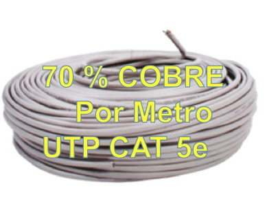 Cable Utp Por Metros Cat5e Rj45 Internet/cctv/redes/lan