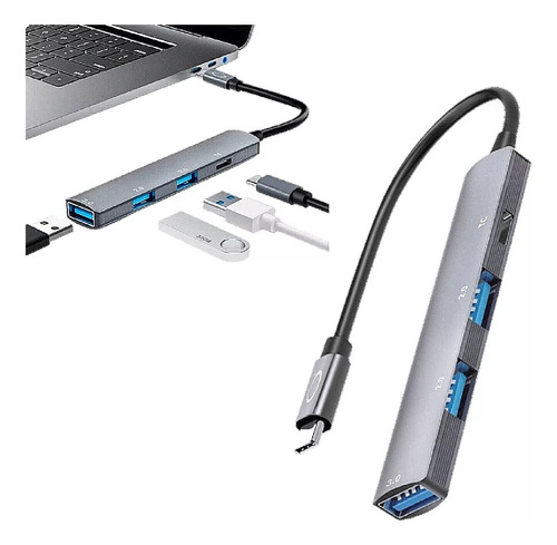 Multipuerto Usb -c Hub 4 En 1 Innovall Original