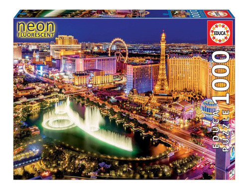 Puzzle Rompecabezas 1000 Piezas Las Vegas Neon Educa