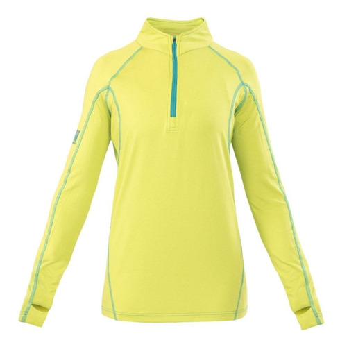 Polera Dry Fit Hw Spx Manga Larga Mujer Lime