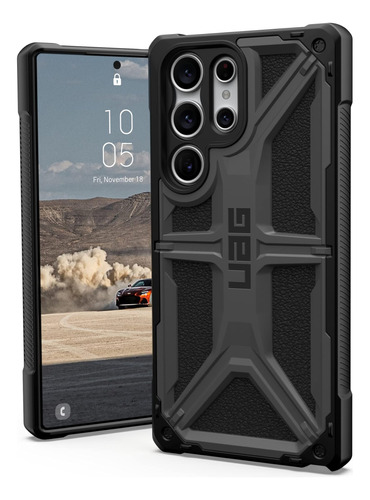 Funda Uag Shockproof Para Galaxy S23 Ultra Negro - Gris