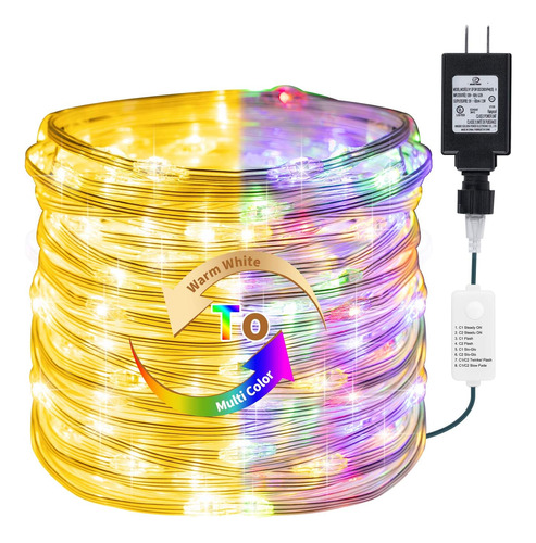 Cadena De 96 Luces Led Que Cambian De Color - Minetom 38 Pie