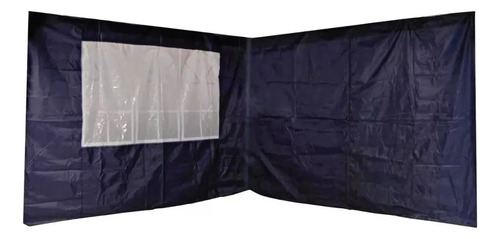 Conjunto 2 Parede Oxford Gazebo 3mx3m Azul Mor Tenda Barraca