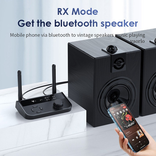 Transmisor De Audio Multipunto Bluetooth5.3 Receptor Aux/rca