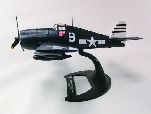 Miniatura Diecast En Escala 1/72, Grumman F6f Hellcat 1945