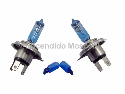 Imagen 3 de 8 de Lamparas Philips Crystal Vision Ultra H4 Luz Blanca 4300k