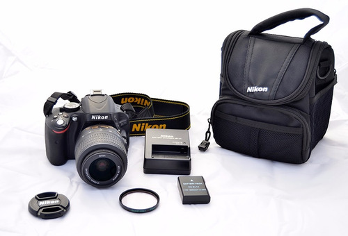 Camara Digital Reflex Nikon D5100 Kit Lente 18-55mm 16.2 Mp