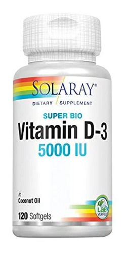 Super Bio Vitamina D-3 En Aceite De Coco Sin Omg