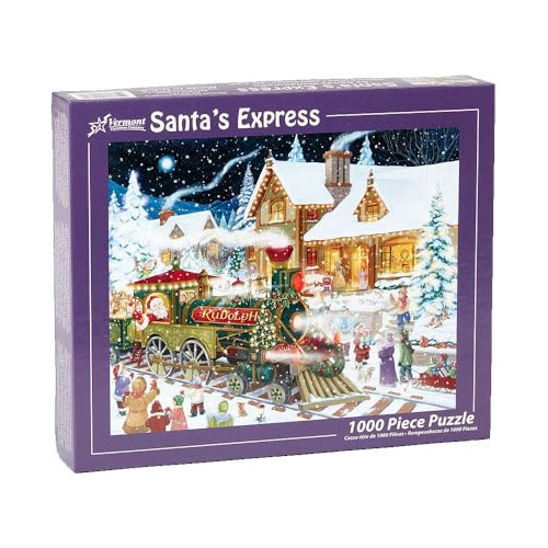 Rompecabezas Navideño De Santa's Express  1000 Piezas