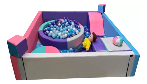 Mega Corral Infantil Estimulacion Recreativa Juega & Aprend Color Fantasia