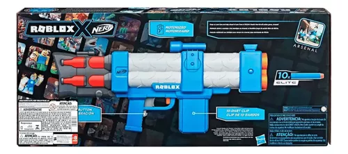 Lançador De Dardos Nerf Roblox Arsenal Pulse Laser Hasbro - R$ 289,9