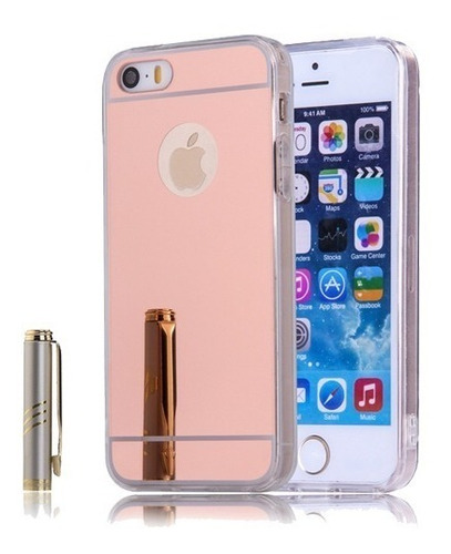 Protector Funda Tpu Espejado Elegante Para  iPhone 5 5s Se