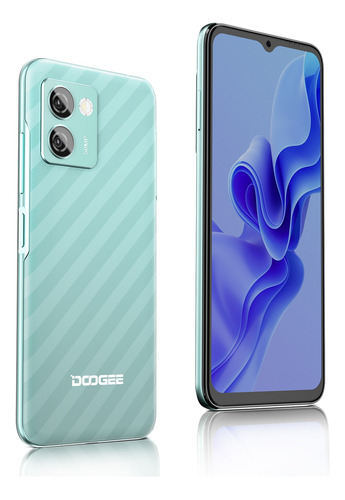 Doogee N50pro Octa-core 8gb Ram 256gb Verde Celular Dual Sim Android 13 Hd Dual Cámara 50mp 6.52 Hd+ Waterdrop Pantalla Unlock Facial 4200mah