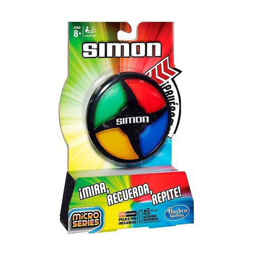 Simon Micro - Juego De Memoria Hasbro - Vamos A Jugar