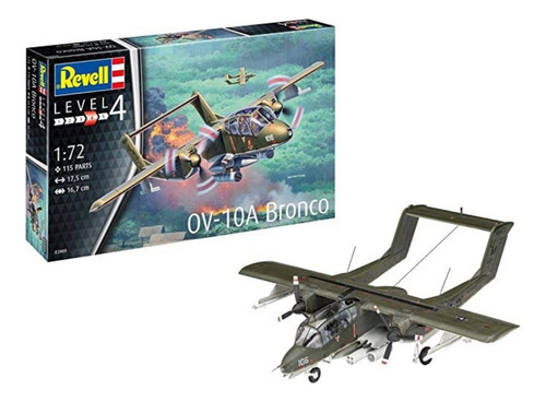 Bronco Ov10 Avion Revell 3909 Escala 1/72 Maqueta Para Armar