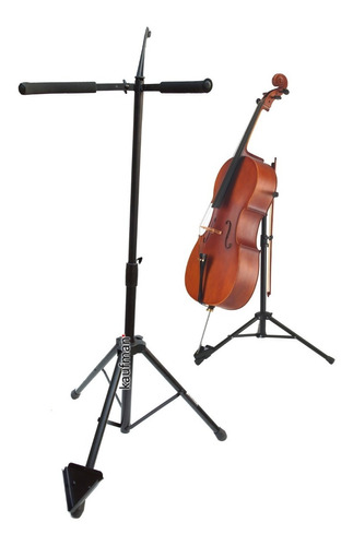 Base Soporte Stand Plegable Para Cello Y Arco (violoncello)