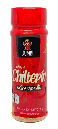 Chiltepín Con Mezcla De Chiles Jumbi 55g