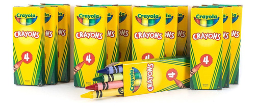 Crayola Cajas De 4 Crayones.