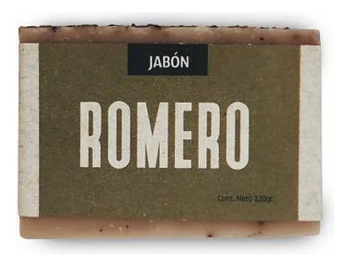 Jabón Romero 120g Volviendo Al Origen Artesanal