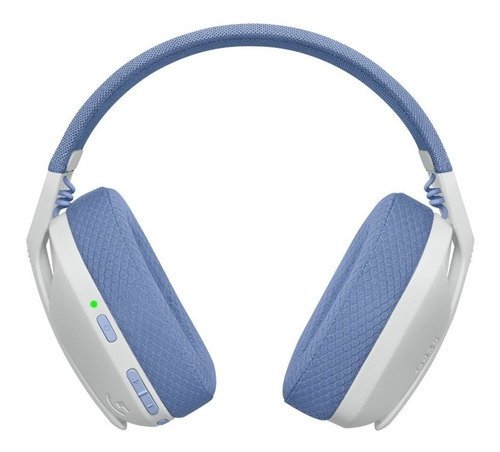 Auriculares gamer inalámbricos Logitech G Series G435 blanco crudo y lila