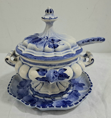 Antigua Salsera Sopera De Porcelana Koblentz Presentoir B40