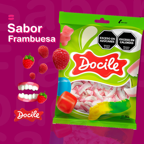 Gomitas Dientes Caramelos Golosinas Importadas Sin Tacc 250g