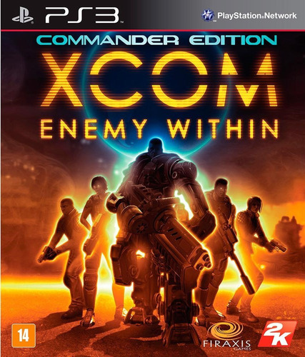 Jogo Xcom Enemy Within Ps3 Mídia Física Original Completo