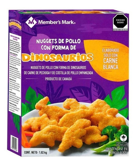 Nuggets De Pollo En Forma De Dinosaurio Member's Mark | Envío gratis Nuggets De Pollo En Forma De Dinosaurio Member's Mark | Envío gratis