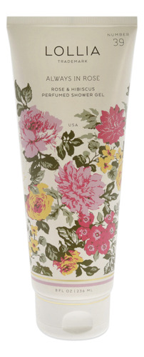 Gel De Ducha Lollia Always In Rose Perfumado 240 Ml Unisex