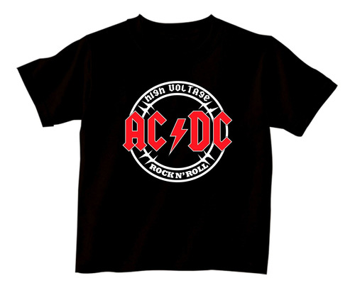 Remera Infantil Ac/dc Rock | De Hoy No Pasa | 17