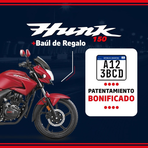 Imagen 2 de 15 de Hero Hunk 150cc I3s 0km 2022 Nuevo Lanzamiento Usd$