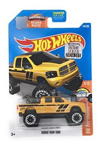 Hot Wheels, 2016 Hw Hot Trucks, Dodge Ram 1500 Ddn41