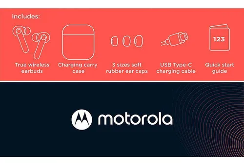 Audifonos Motorola Moto Buds S Anc Tws In Ear Bluetooth Ipx5 Negro