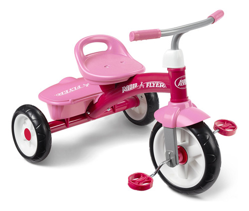 Triciclo Para Andar De Radio Flyer, Color Rosa