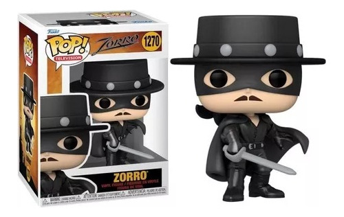Funko Pop! Tv El Zorro Zorro # 1270 Orig. Replay