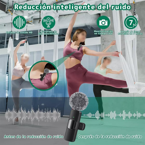 Micrófono Inalámbrico Micrófono Solapa Inalámbrico Lavalier