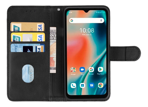 Imagen 4 de 10 de Funda De Piel Para Umidigi Bison X10 Pro